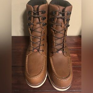 Brunt Marin 8” Waterproof Soft Toe Wedge Work Boot Size 16.